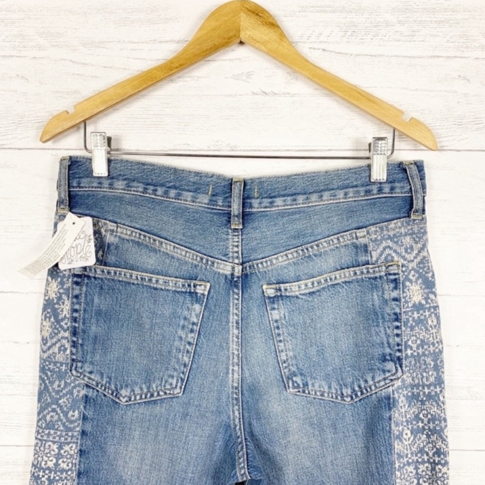 Free People • NWT Side Stripe Boyfriend Jeans 27 - Picture 7 of 8